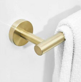 Brushed Gold Minimal Single Towel Rail #201864