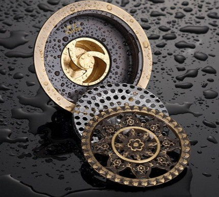 Round Floral Filigree Shower Trap  #201796
