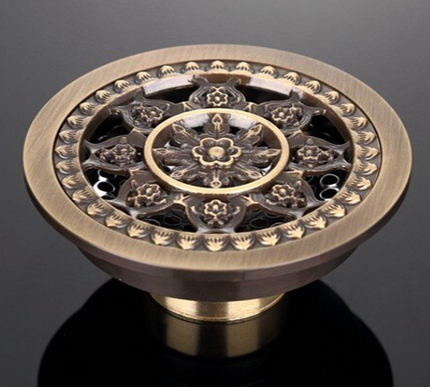 Round Floral Filigree Shower Trap  #201796