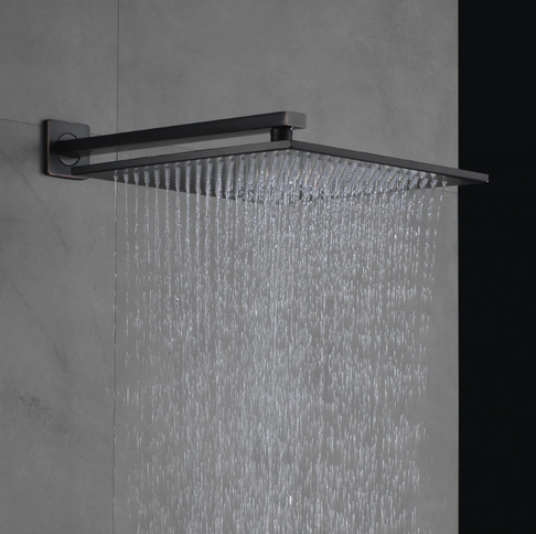 Black Concealed Shower Unit With Hand Shower #201795