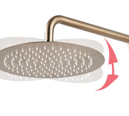 Brushed Gold Modern Concealed Shower with Hand Shower #20211