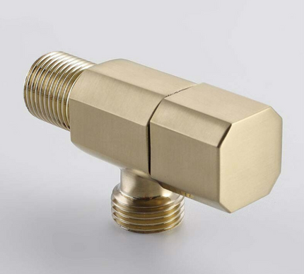 Brushed Gold  Angle Valve #20255