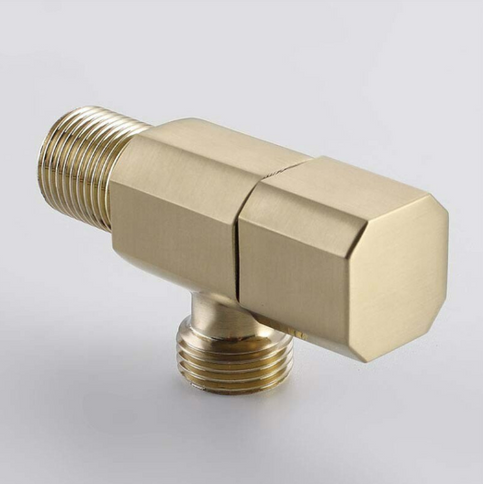 Brushed Gold  Angle Valve #20255