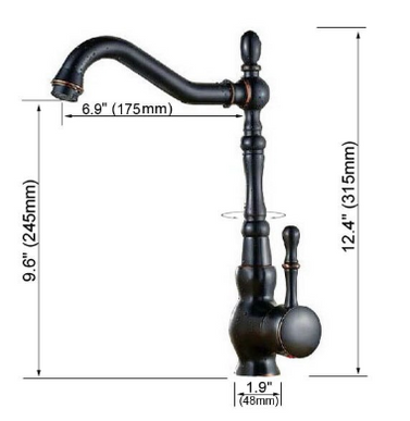 Oil Rubbed Antique Kitchen Mixer #201787