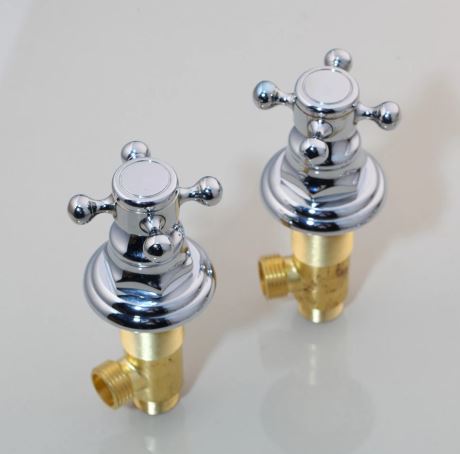 Chrome Antique 3 Hole Mixer #201829