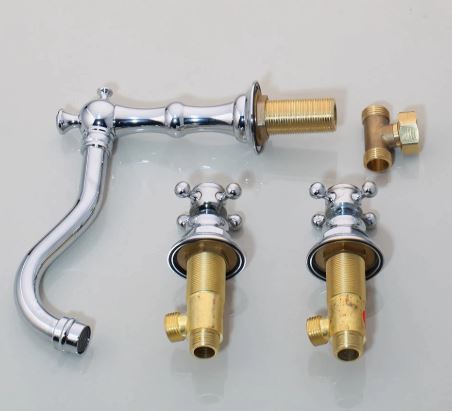 Chrome Antique 3 Hole Mixer #201829