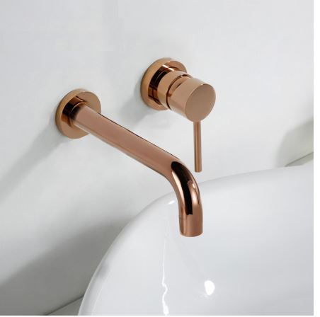 Rose Gold Modern Basin Mixer #1710