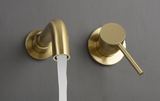 Brushed Gold Modern Basin Mixer #20213