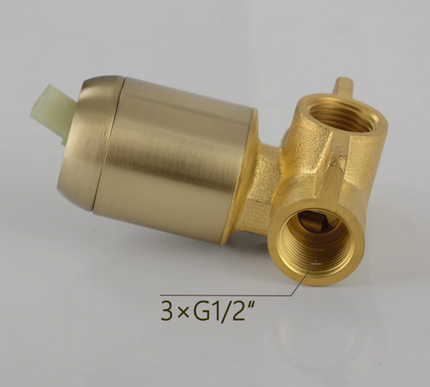 Brushed Gold Modern Basin Mixer #20213
