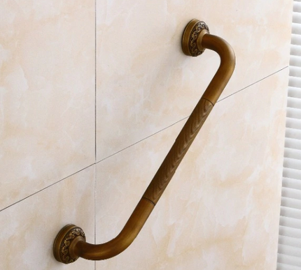 Antique Brass Grab Rail  45cm #201921