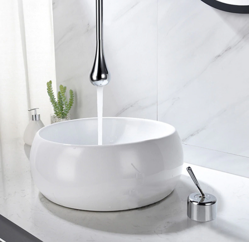 Chrome Teardrop Ceiling Mixer #20215