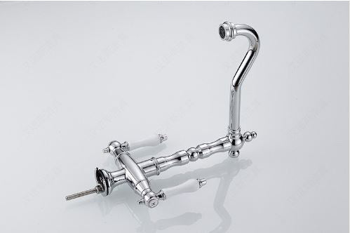 Chrome Antique Dual Ceramic Handle Mixer #201775