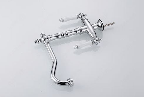 Chrome Antique Dual Ceramic Handle Mixer #201775