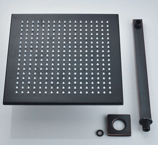 Black Concealed Shower Unit With Hand Shower #201795