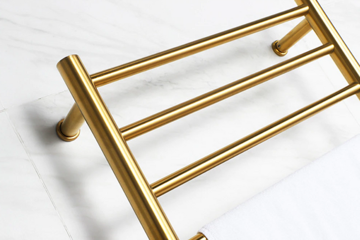 Heated towel Rail Brushed Gold #20201