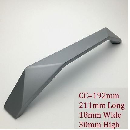 Matt Silver Cupboard Handle #19013