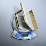 Gold Toilet Roll Holder with White Marble Finish #201860