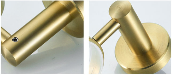 Brushed Gold Minimal Toothbrush Holder #201875