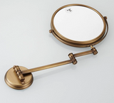 Brass Double Sided Magnification Vanity Mirror - Wall Mount #201819
