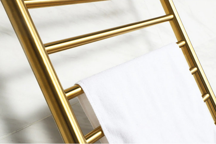 Heated towel Rail Brushed Gold #20201