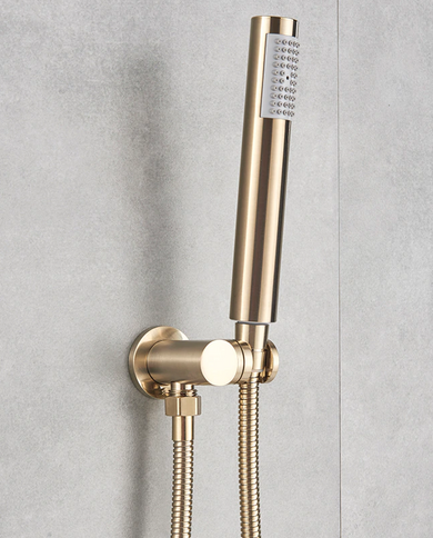 Brushed Gold Modern Concealed Shower with Hand Shower #20211