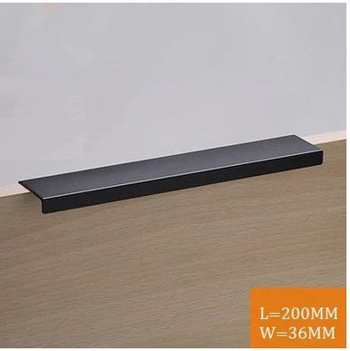 Matt Black Long Door Handle #19020