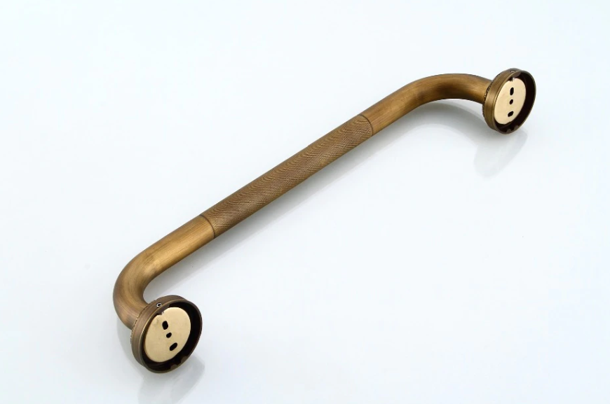 Antique Brass Grab Rail 45cm 201921 TIC Bathrooms
