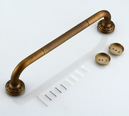 Antique Brass Grab Rail  45cm #201921