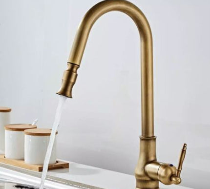 Brass Pull Out Kitchen Mixer #201841