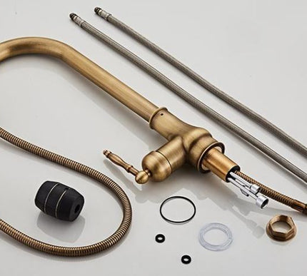 Brass Pull Out Kitchen Mixer #201841