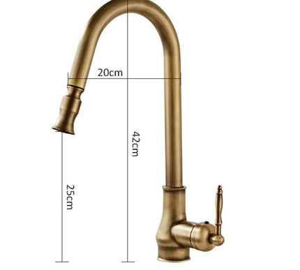 Brass Pull Out Kitchen Mixer #201841