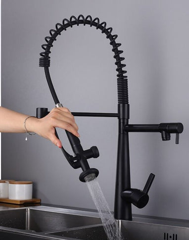 Black Dual Kitchen Mixer #201843