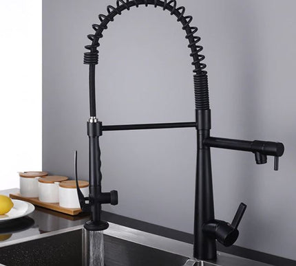 Black Dual Kitchen Mixer #201843