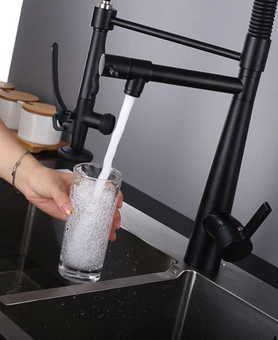 Black Dual Kitchen Mixer #201843