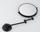 Double Sided Magnification Vanity Mirror Black- Wall Mount #201859