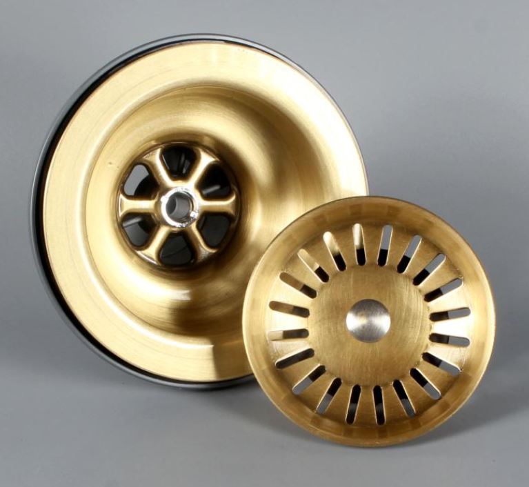 Brushed Gold Kitchen Waste #201851 – TIC Bathrooms