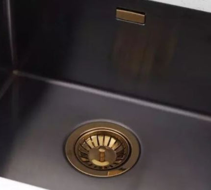 Brushed Gold Kitchen Waste #201851