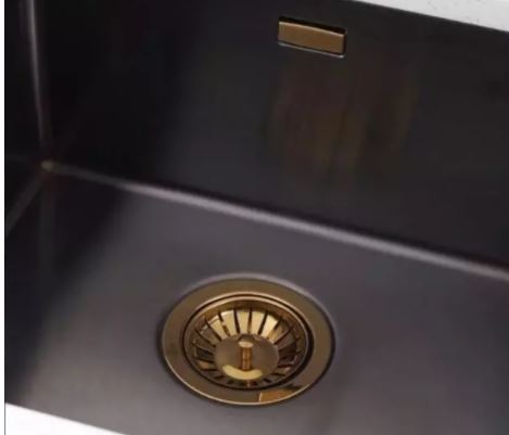 Brushed Gold Kitchen Waste #201851