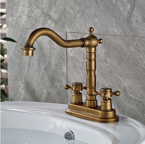 Brass Deck Mounted Basin Mixer #201751