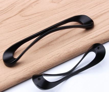 Retro Black Cupboard Door Handle #19018