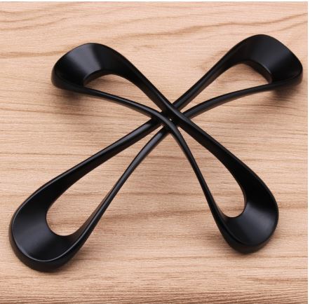 Retro Black Cupboard Door Handle #19018