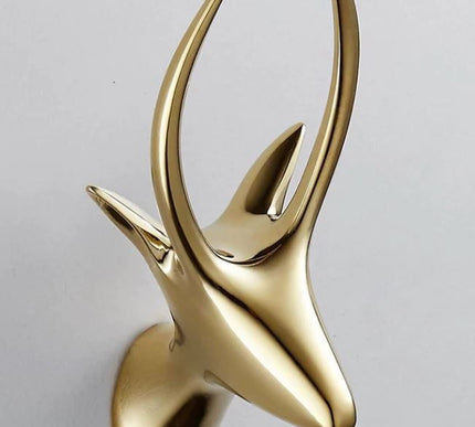 Gold Deer Robe Hook #201852
