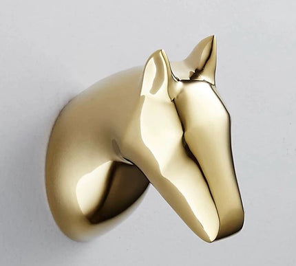 Gold Horse Robe Hook  #201844