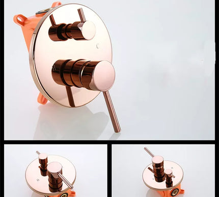 Rose Gold Shower With Hand Shower #20228