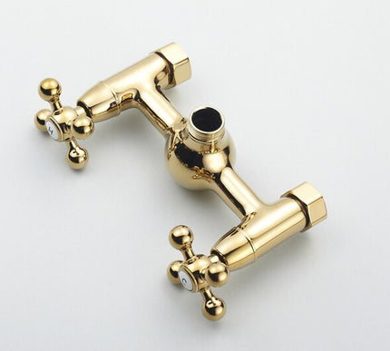 Polished Gold Wall Mounted Shower #20220