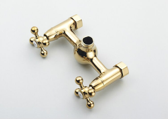 Polished Gold Wall Mounted Shower #20220