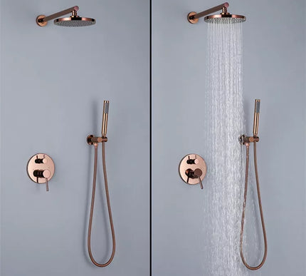 Rose Gold Shower With Hand Shower #20228