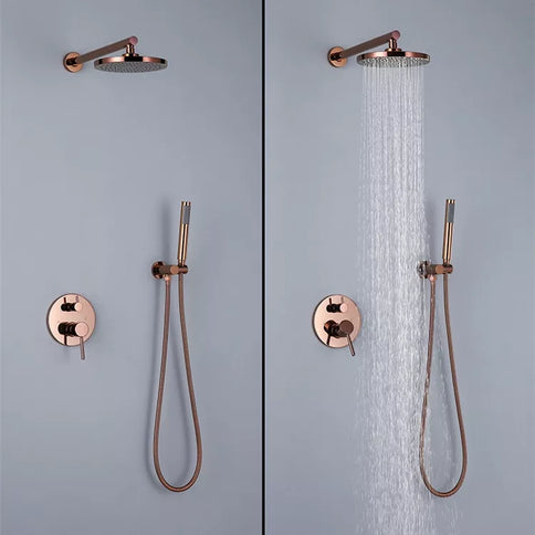 Rose Gold Shower With Hand Shower #20228