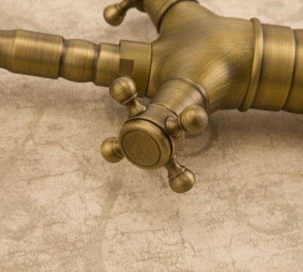 Classic Antique Brass Tall Basin Mixer  #201745