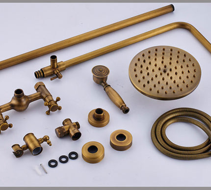 Wall Mounted Brass Shower With Hand Shower #201725